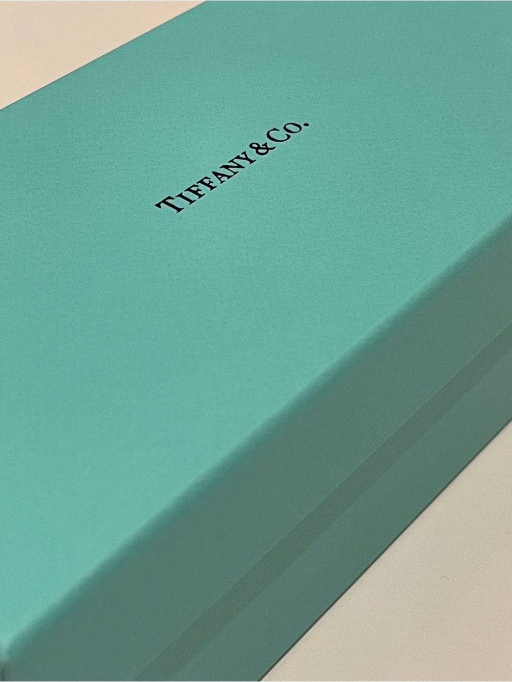 Tiffany & Co. Signature Turquoise Jewelry Glasses EMPTY Box